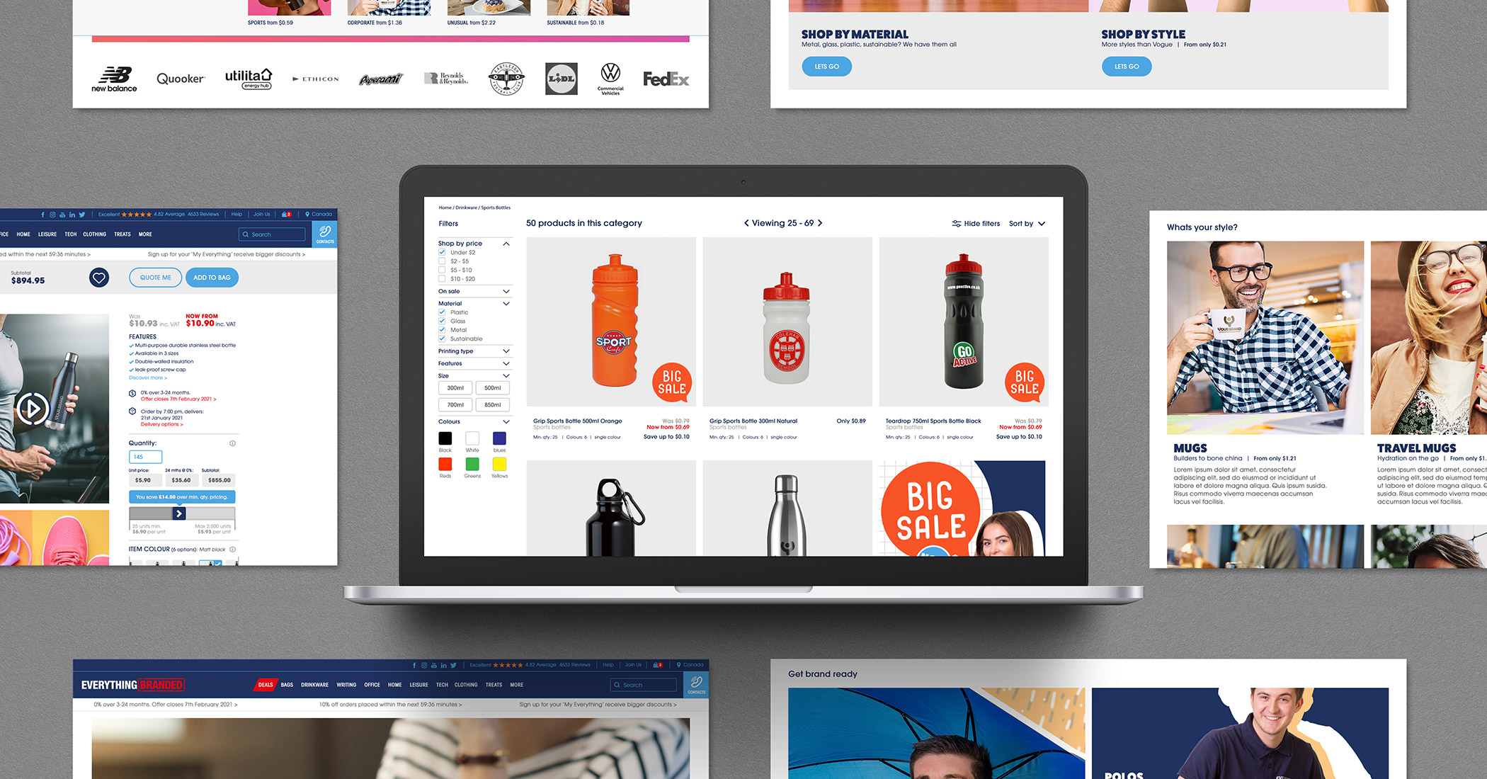 Everything branded website